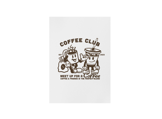 Good Hearts Club - Coffee Club Print