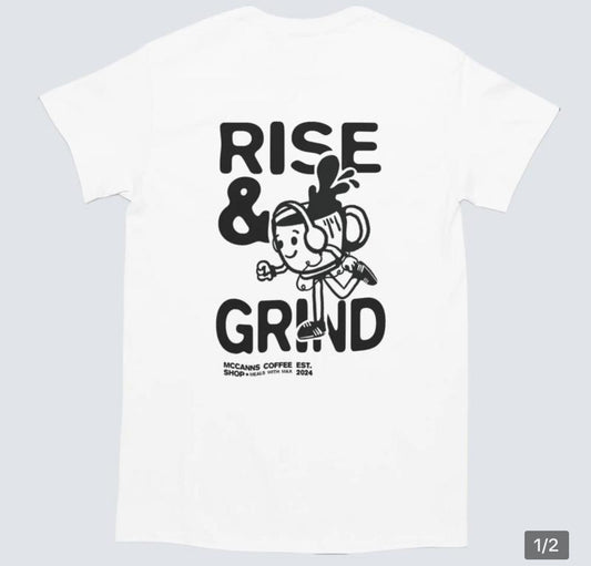 MEALS WITH MAX MERCH - RISE & GRIND TEE