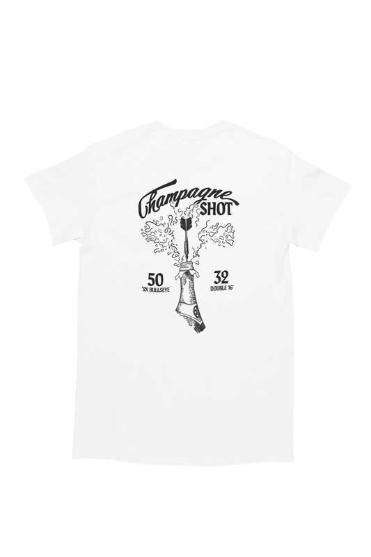 Champagne Shot - Darts Tee Shirt