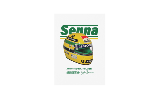 Ayrton Senna Legendary Drivers Print
