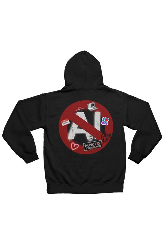 CTRL AI DELETE Merch - AI Hoodie