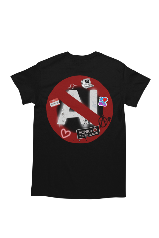 CTRL AI DELETE Merch - AI Tee Shirt